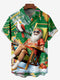 Men's Christmas Funny Graphic Short Sleeve Hawaiian Shirt